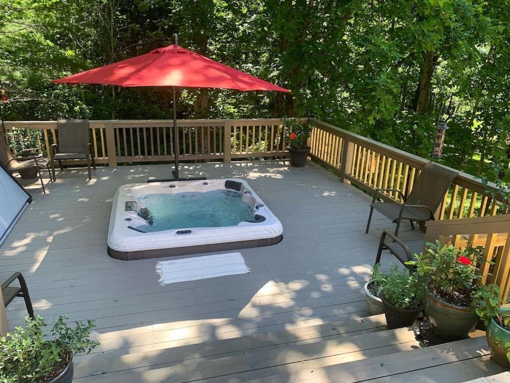 Robins Nest 10 Min To Biltmore Bkfst Hot Tub Fireplace Sparkling Water Apartment Asheville