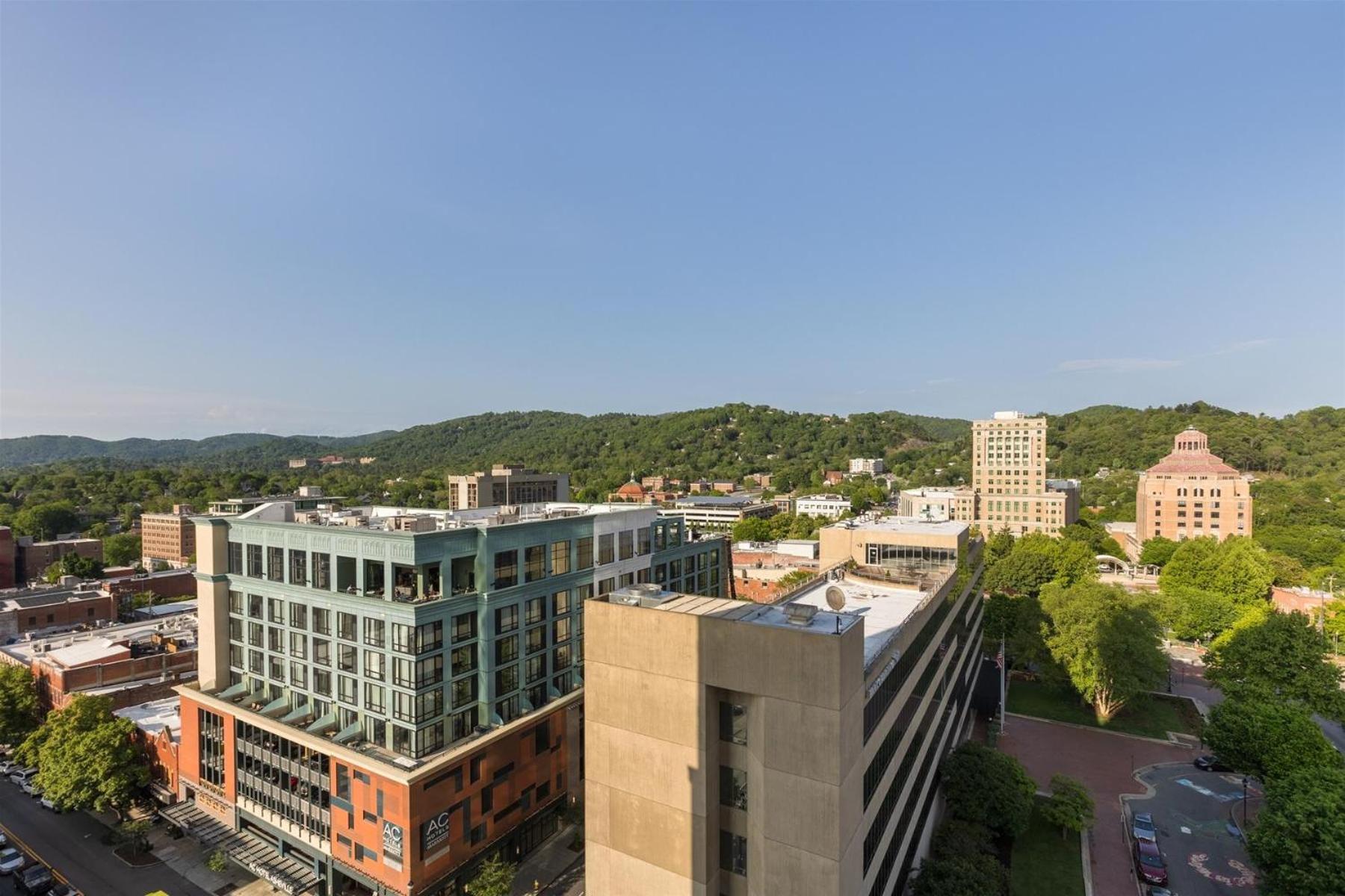 The Views Over Pack Square Park: Luxury Downtown Arras Apartment Asheville